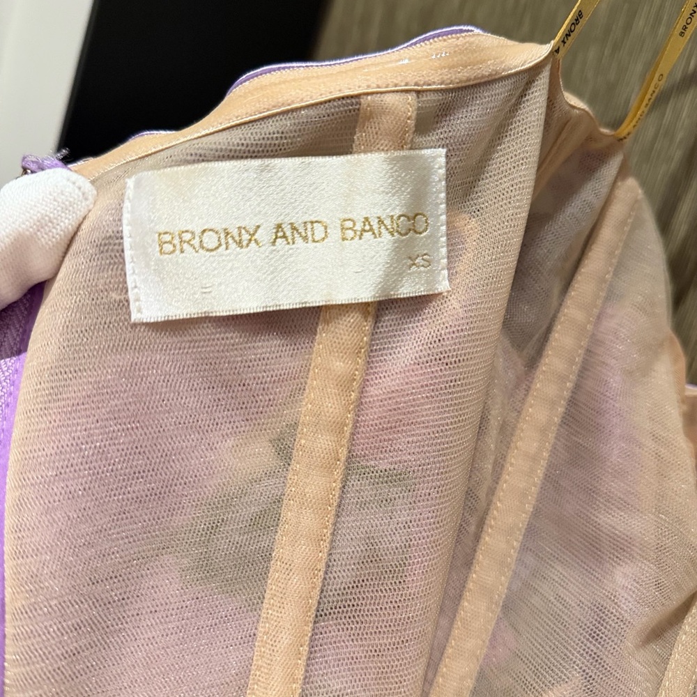 Bronx and Banco Lavender and Gold Embellished Sequin Dress - Picture 11 of 16